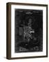 PP1000-Black Grunge Projecting Kinetoscope Patent Poster-Cole Borders-Framed Giclee Print