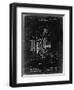 PP1000-Black Grunge Projecting Kinetoscope Patent Poster-Cole Borders-Framed Premium Giclee Print