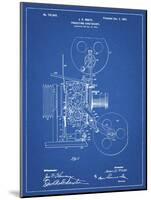 PP1000-Blueprint Projecting Kinetoscope Patent Poster-Cole Borders-Mounted Giclee Print