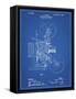PP1000-Blueprint Projecting Kinetoscope Patent Poster-Cole Borders-Framed Stretched Canvas