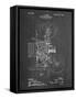 PP1000-Chalkboard Projecting Kinetoscope Patent Poster-Cole Borders-Framed Stretched Canvas