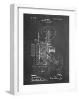 PP1000-Chalkboard Projecting Kinetoscope Patent Poster-Cole Borders-Framed Giclee Print