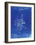 PP1000-Faded Blueprint Projecting Kinetoscope Patent Poster-Cole Borders-Framed Giclee Print