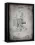 PP1000-Faded Grey Projecting Kinetoscope Patent Poster-Cole Borders-Framed Stretched Canvas