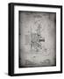 PP1000-Faded Grey Projecting Kinetoscope Patent Poster-Cole Borders-Framed Giclee Print