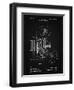 PP1000-Vintage Black Projecting Kinetoscope Patent Poster-Cole Borders-Framed Giclee Print