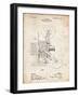 PP1000-Vintage Parchment Projecting Kinetoscope Patent Poster-Cole Borders-Framed Giclee Print