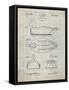 PP1001-Antique Grid Parchment Propelled Duck Decoy Patent Poster-Cole Borders-Framed Stretched Canvas