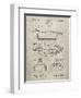 PP1001-Sandstone Propelled Duck Decoy Patent Poster-Cole Borders-Framed Giclee Print