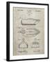 PP1001-Sandstone Propelled Duck Decoy Patent Poster-Cole Borders-Framed Giclee Print