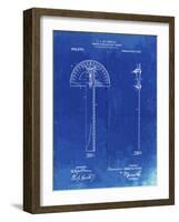 PP1002-Faded Blueprint Protractor T-Square Patent Poster-Cole Borders-Framed Giclee Print