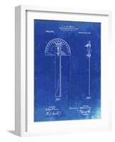 PP1002-Faded Blueprint Protractor T-Square Patent Poster-Cole Borders-Framed Giclee Print