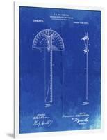 PP1002-Faded Blueprint Protractor T-Square Patent Poster-Cole Borders-Framed Premium Giclee Print