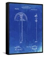 PP1002-Faded Blueprint Protractor T-Square Patent Poster-Cole Borders-Framed Stretched Canvas