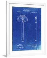 PP1002-Faded Blueprint Protractor T-Square Patent Poster-Cole Borders-Framed Giclee Print