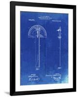 PP1002-Faded Blueprint Protractor T-Square Patent Poster-Cole Borders-Framed Giclee Print
