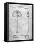 PP1002-Slate Protractor T-Square Patent Poster-Cole Borders-Framed Stretched Canvas