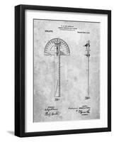 PP1002-Slate Protractor T-Square Patent Poster-Cole Borders-Framed Giclee Print