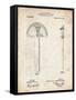 PP1002-Vintage Parchment Protractor T-Square Patent Poster-Cole Borders-Framed Stretched Canvas