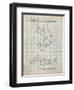 PP1003-Antique Grid Parchment Pumpkin Patent Poster-Cole Borders-Framed Giclee Print