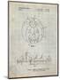 PP1003-Antique Grid Parchment Pumpkin Patent Poster-Cole Borders-Mounted Giclee Print