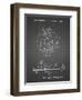 PP1003-Black Grid Pumpkin Patent Poster-Cole Borders-Framed Giclee Print