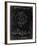 PP1003-Black Grunge Pumpkin Patent Poster-Cole Borders-Framed Giclee Print