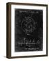 PP1003-Black Grunge Pumpkin Patent Poster-Cole Borders-Framed Giclee Print