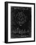 PP1003-Black Grunge Pumpkin Patent Poster-Cole Borders-Framed Giclee Print