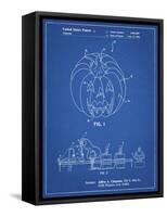 PP1003-Blueprint Pumpkin Patent Poster-Cole Borders-Framed Stretched Canvas