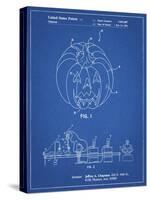 PP1003-Blueprint Pumpkin Patent Poster-Cole Borders-Stretched Canvas