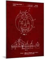 PP1003-Burgundy Pumpkin Patent Poster-Cole Borders-Mounted Giclee Print