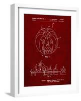 PP1003-Burgundy Pumpkin Patent Poster-Cole Borders-Framed Giclee Print
