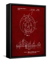 PP1003-Burgundy Pumpkin Patent Poster-Cole Borders-Framed Stretched Canvas
