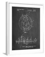 PP1003-Chalkboard Pumpkin Patent Poster-Cole Borders-Framed Giclee Print