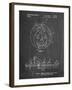 PP1003-Chalkboard Pumpkin Patent Poster-Cole Borders-Framed Giclee Print