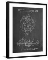 PP1003-Chalkboard Pumpkin Patent Poster-Cole Borders-Framed Giclee Print