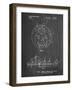 PP1003-Chalkboard Pumpkin Patent Poster-Cole Borders-Framed Giclee Print