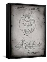 PP1003-Faded Grey Pumpkin Patent Poster-Cole Borders-Framed Stretched Canvas