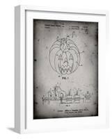 PP1003-Faded Grey Pumpkin Patent Poster-Cole Borders-Framed Giclee Print