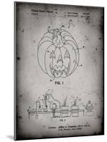 PP1003-Faded Grey Pumpkin Patent Poster-Cole Borders-Mounted Giclee Print