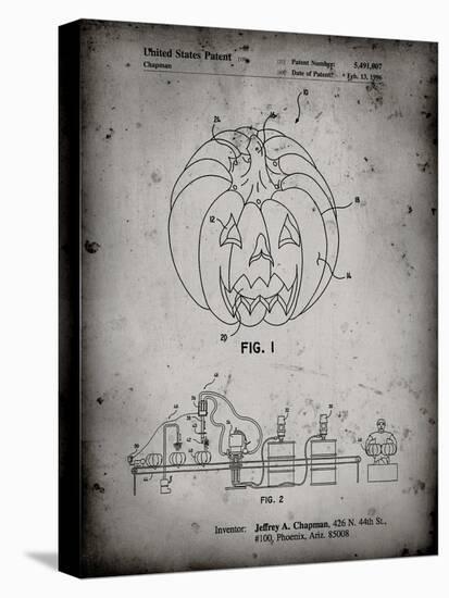 PP1003-Faded Grey Pumpkin Patent Poster-Cole Borders-Stretched Canvas