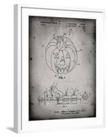 PP1003-Faded Grey Pumpkin Patent Poster-Cole Borders-Framed Giclee Print