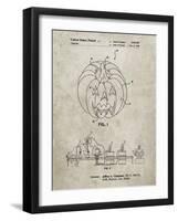 PP1003-Sandstone Pumpkin Patent Poster-Cole Borders-Framed Giclee Print