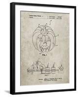 PP1003-Sandstone Pumpkin Patent Poster-Cole Borders-Framed Giclee Print