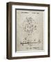 PP1003-Sandstone Pumpkin Patent Poster-Cole Borders-Framed Giclee Print