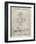 PP1003-Sandstone Pumpkin Patent Poster-Cole Borders-Framed Giclee Print