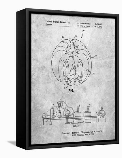 PP1003-Slate Pumpkin Patent Poster-Cole Borders-Framed Stretched Canvas