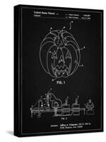 PP1003-Vintage Black Pumpkin Patent Poster-Cole Borders-Stretched Canvas