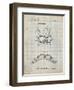 PP1004-Antique Grid Parchment Push-up Bra Patent Poster-Cole Borders-Framed Giclee Print